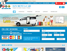 Tablet Screenshot of ezyrentacar.com